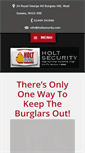 Mobile Screenshot of holtsecurity.com