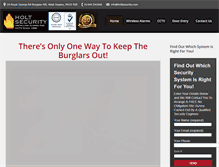 Tablet Screenshot of holtsecurity.com